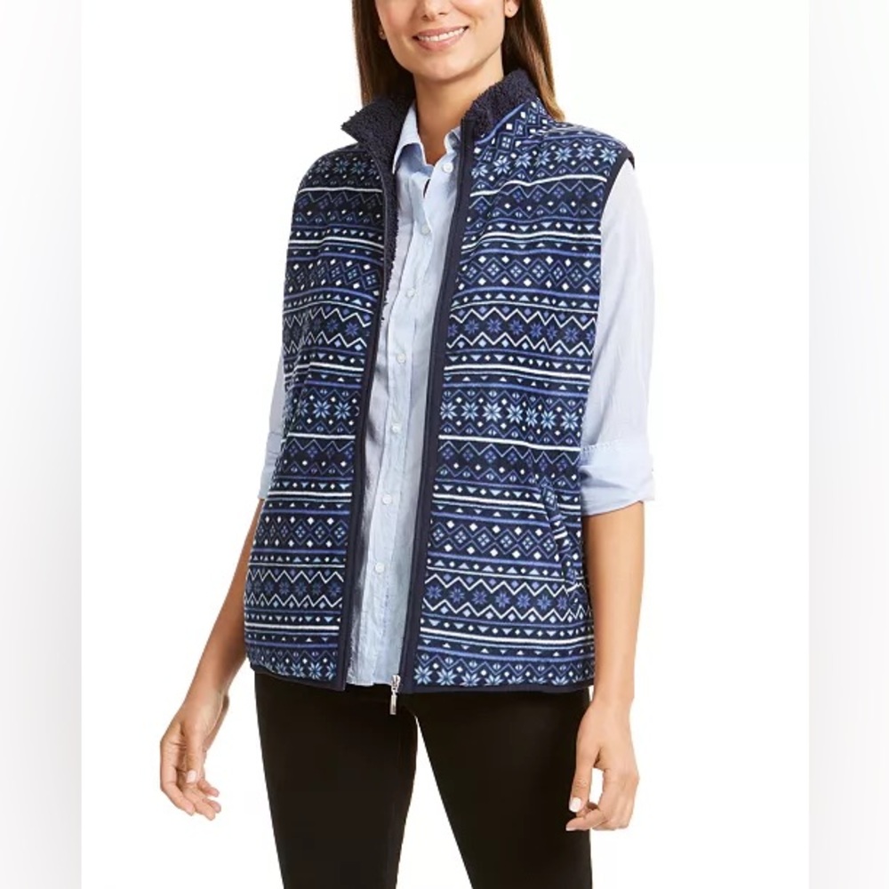 💙 Karen Scott Sport Fleece Vest - Size PP